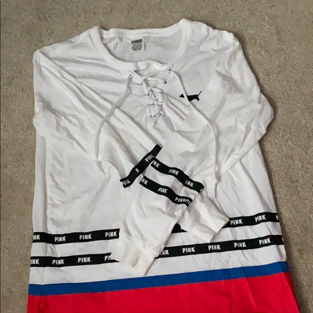 long sleeve tee from pink